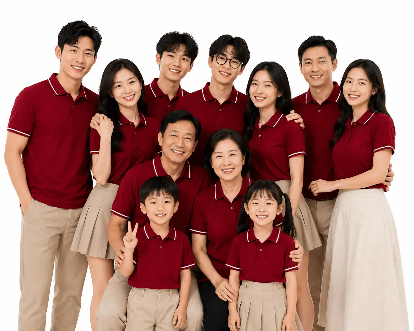 Áo Polo Đỏ Đô Phối Cổ Sọc Be