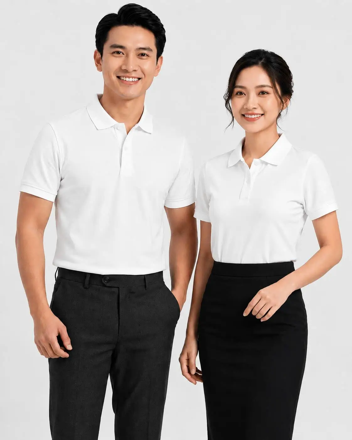 Áo Polo Trắng