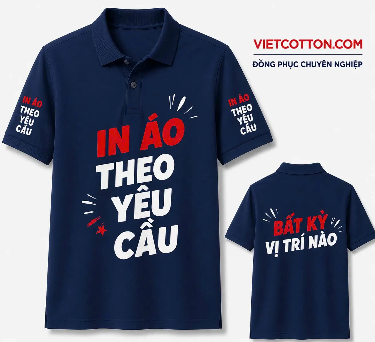 Áo Polo Navy