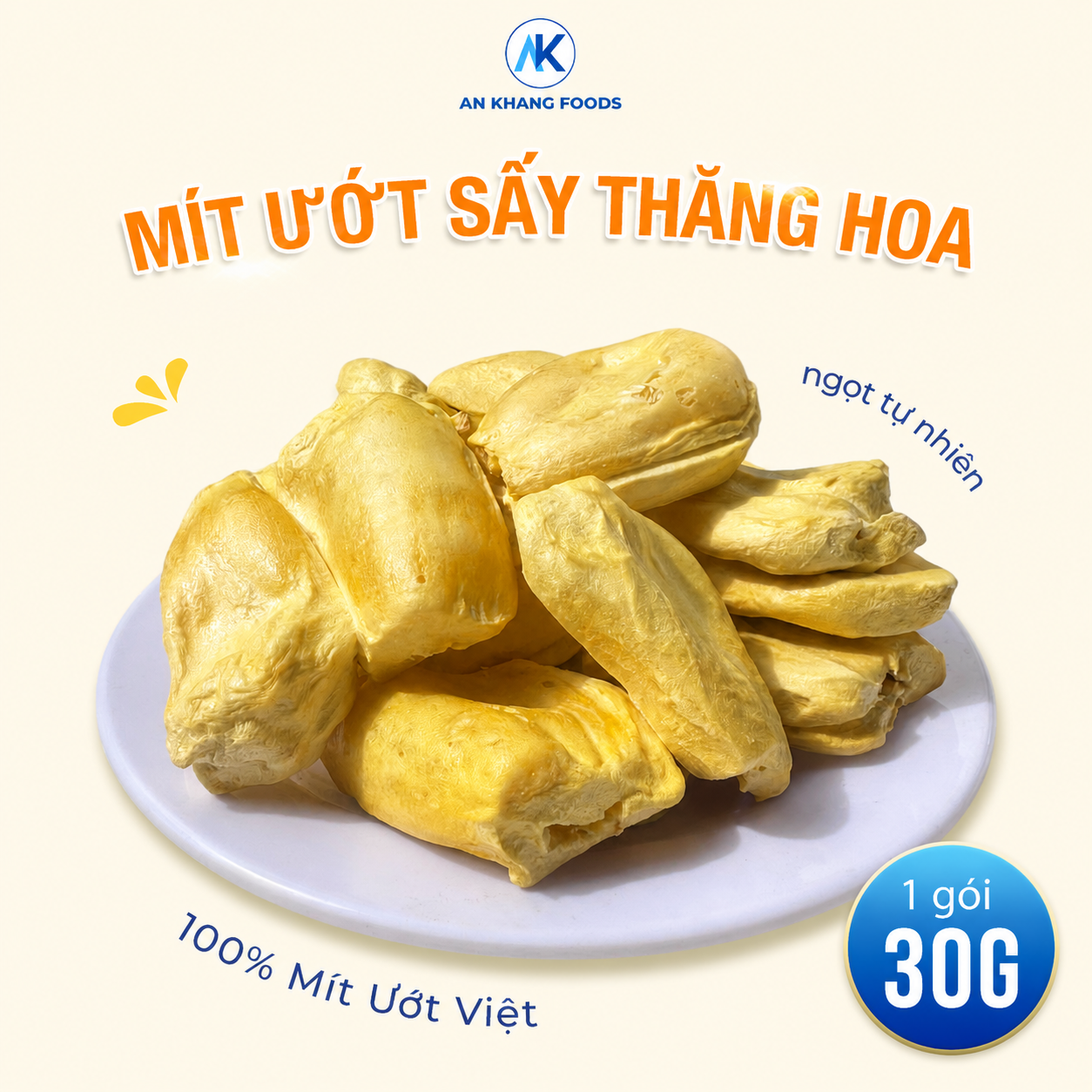 Combo trái cây sấy thăng hoa organic 100% không hương liệu AnKhang Foods