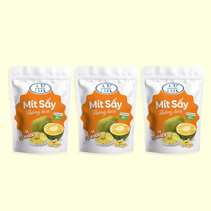Combo mít sấy thăng hoa nguyên miếng organic vị ngọt tự nhiên gói 40g AnKhang Foods