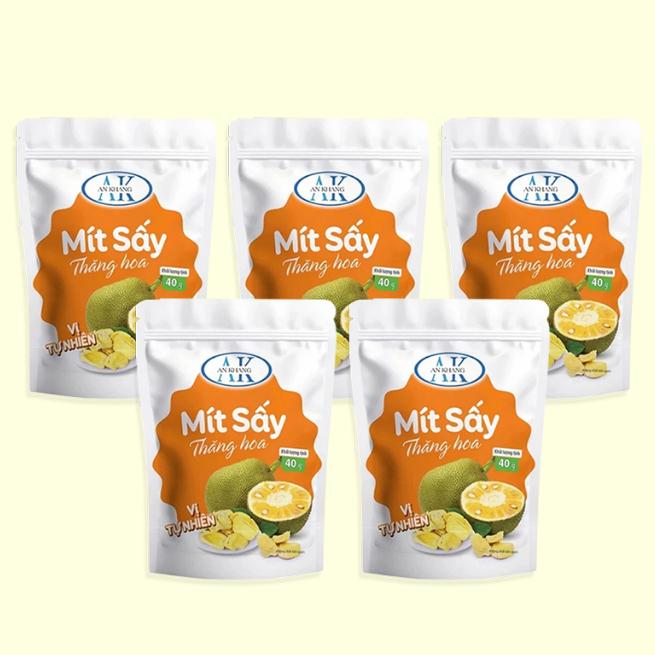 Combo mít sấy thăng hoa nguyên miếng organic vị ngọt tự nhiên gói 40g AnKhang Foods