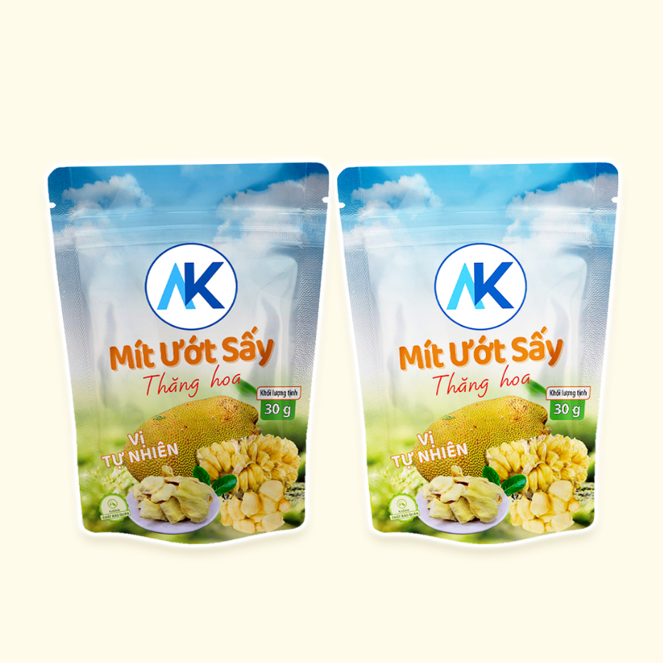 Combo mít ướt sấy thăng hoa nguyên miếng giòn tan vị ngọt tự nhiên gói 30g AnKhang Foods