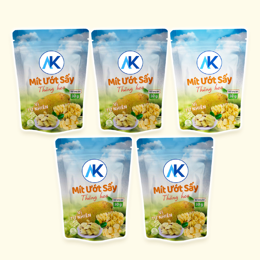 Combo mít ướt sấy thăng hoa nguyên miếng giòn tan vị ngọt tự nhiên gói 30g AnKhang Foods
