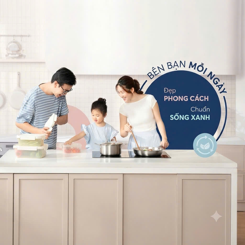NHÀ BẾP CAO CẤP - TRỌN VỊ GIA ĐÌNH