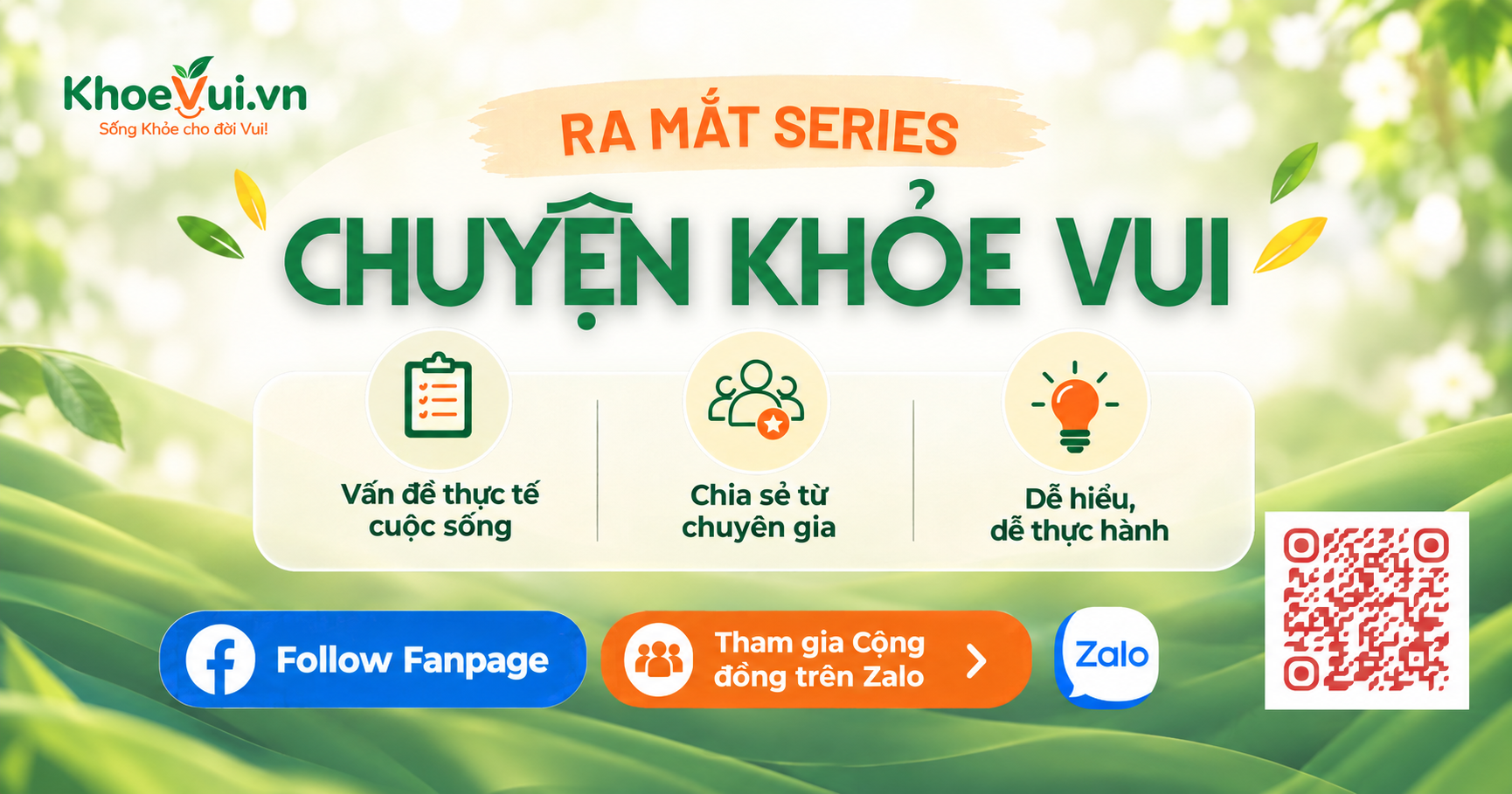 Ra mắt “Chuyện Khỏe Vui”: Khởi đầu với chương trình “Chuyện Khỏe Vui #01 – Ngủ ngon mỗi ngày” ngày 29/10/2026