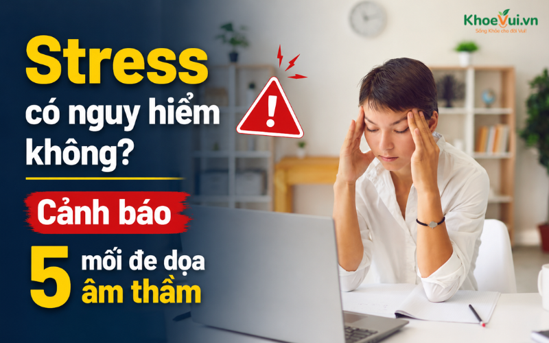 Stress có nguy hiểm không? Cảnh báo 5 mối đe dọa âm thầm