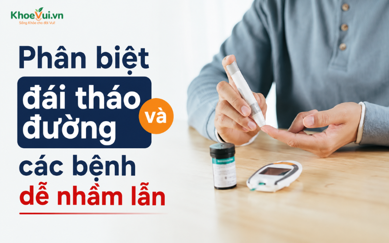 Phân biệt đái tháo đường và các bệnh dễ nhầm lẫn