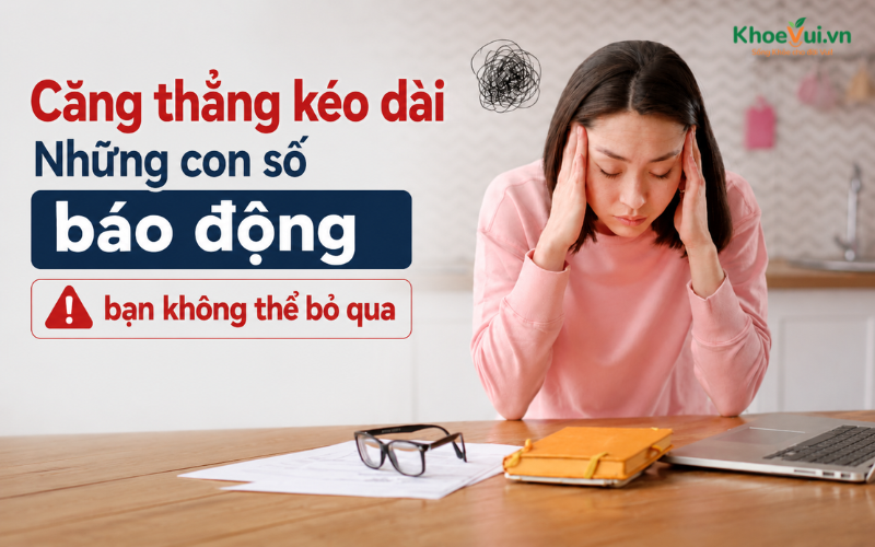 Căng thẳng kéo dài: Những con số báo động bạn không thể bỏ qua