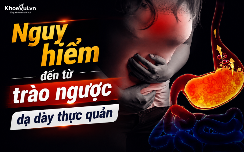 Nguy hiểm đến từ trào ngược dạ dày thực quản