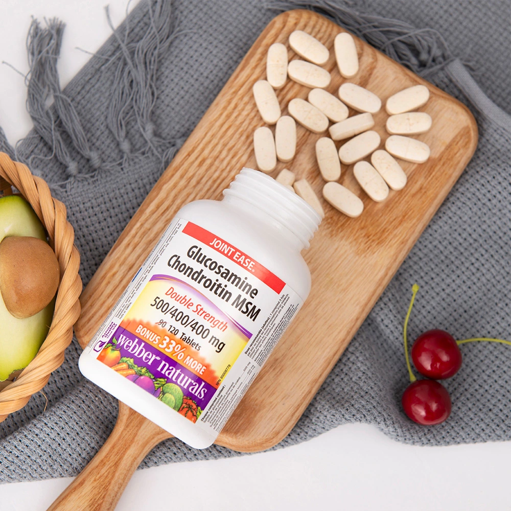 Glucosamin Chondrotin MSM Hỗ trợ giảm đau do viêm, thoái hóa khớp WEBBER NATURALS  L/120v