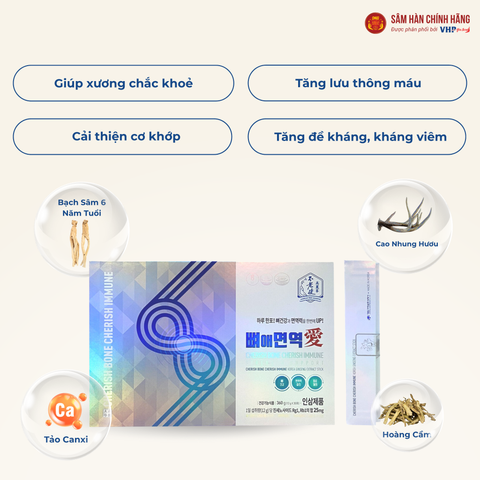 Nước Bạch sâm bổ khớp (Cherish Bone Cherish Immune) 12g*30gói/hộp