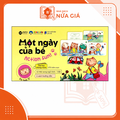 Thẻ học thông minh: Một ngày của bé - Action fun