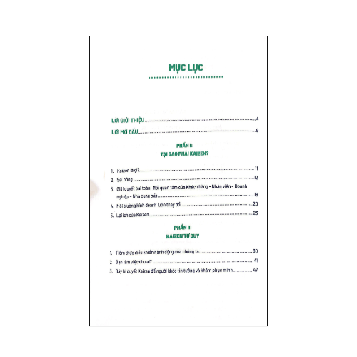 Kaizen - Cải tiến hiện trường, hiệu quả tức thì