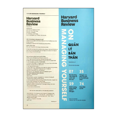 HBR ON - Quản lý bản thân