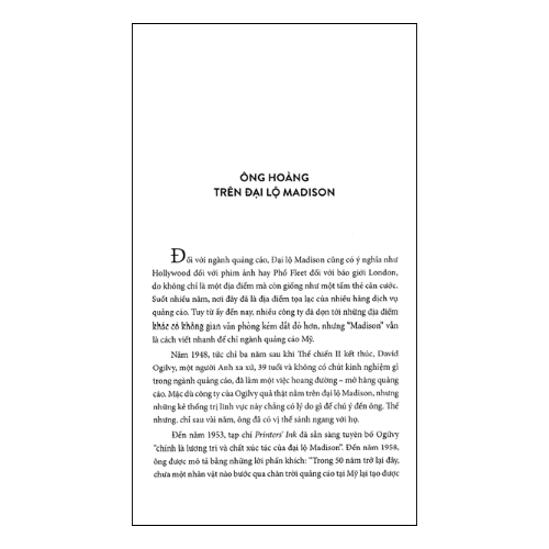 David Ogilvy - Triều đại của một ông hoàng quảng cáo