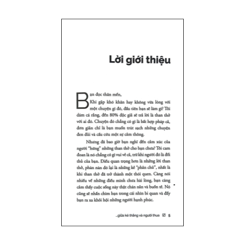 10 điều khác biệt nhất giữa kẻ thắng & người thua