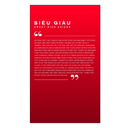 Giới siêu giàu Châu Á 1 : Siêu giàu
