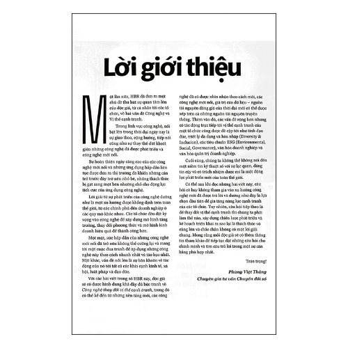 HBR ON - The year in tech: Công nghệ thay đổi vị thế cạnh tranh