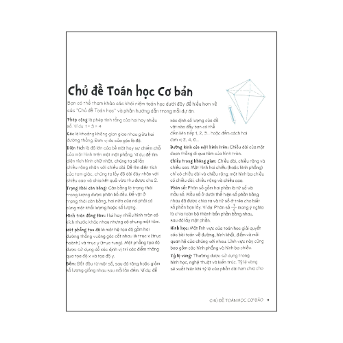 Toán học và Nghệ thuật sáng tạo cho trẻ em