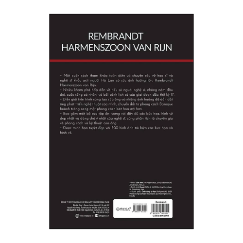 Bộ danh họa: Rembrandt - Cuộc đời và tác phẩm qua 500 hình ảnh (BC)