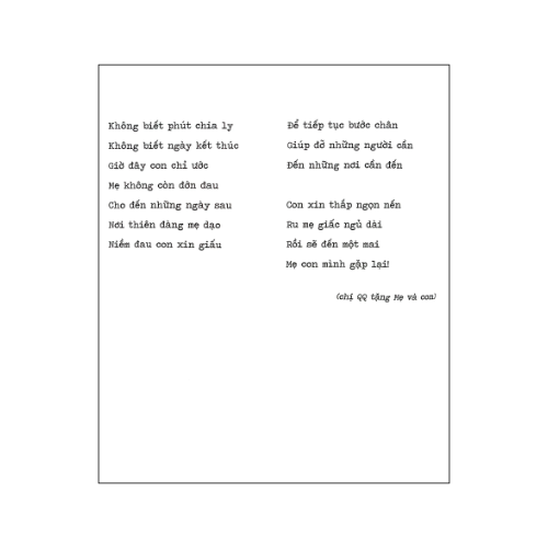 Sống thay phần mẹ (SDV)