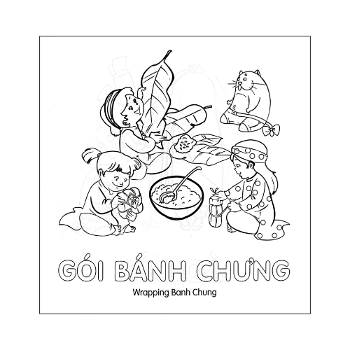 Tô màu cùng mèo thông thái - Bốn mùa
