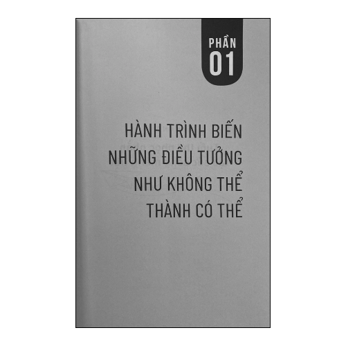 Hành trình biến những điều tưởng như không thể thành có thể (SDV)
