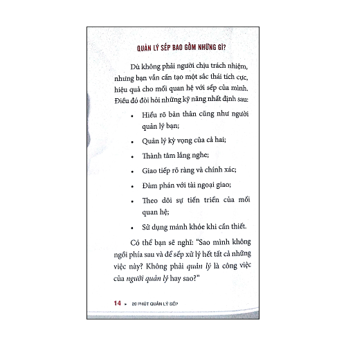 20 phút quản lý sếp