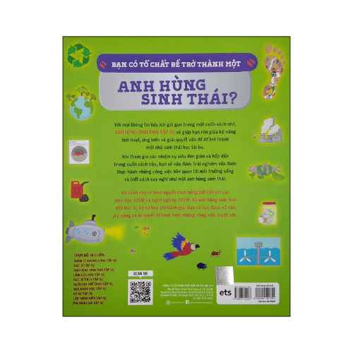 Tủ sách giáo dục Stem: Anh hùng sinh thái tập sự