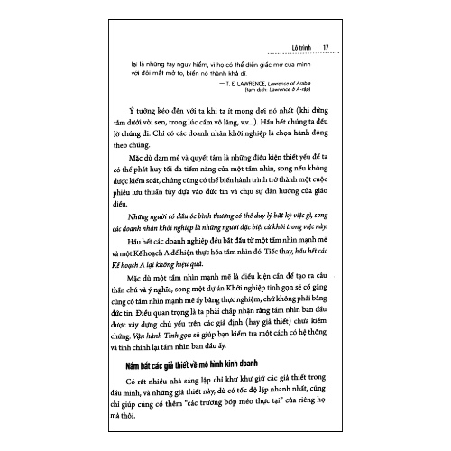 Running lean - Vận hành tinh gọn