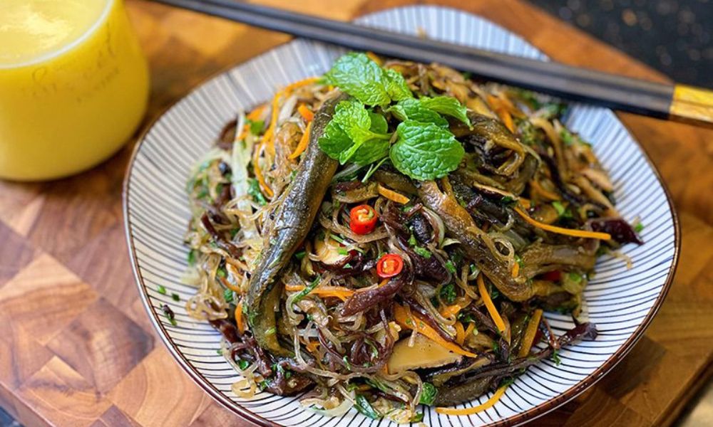 Miến lươn trộn