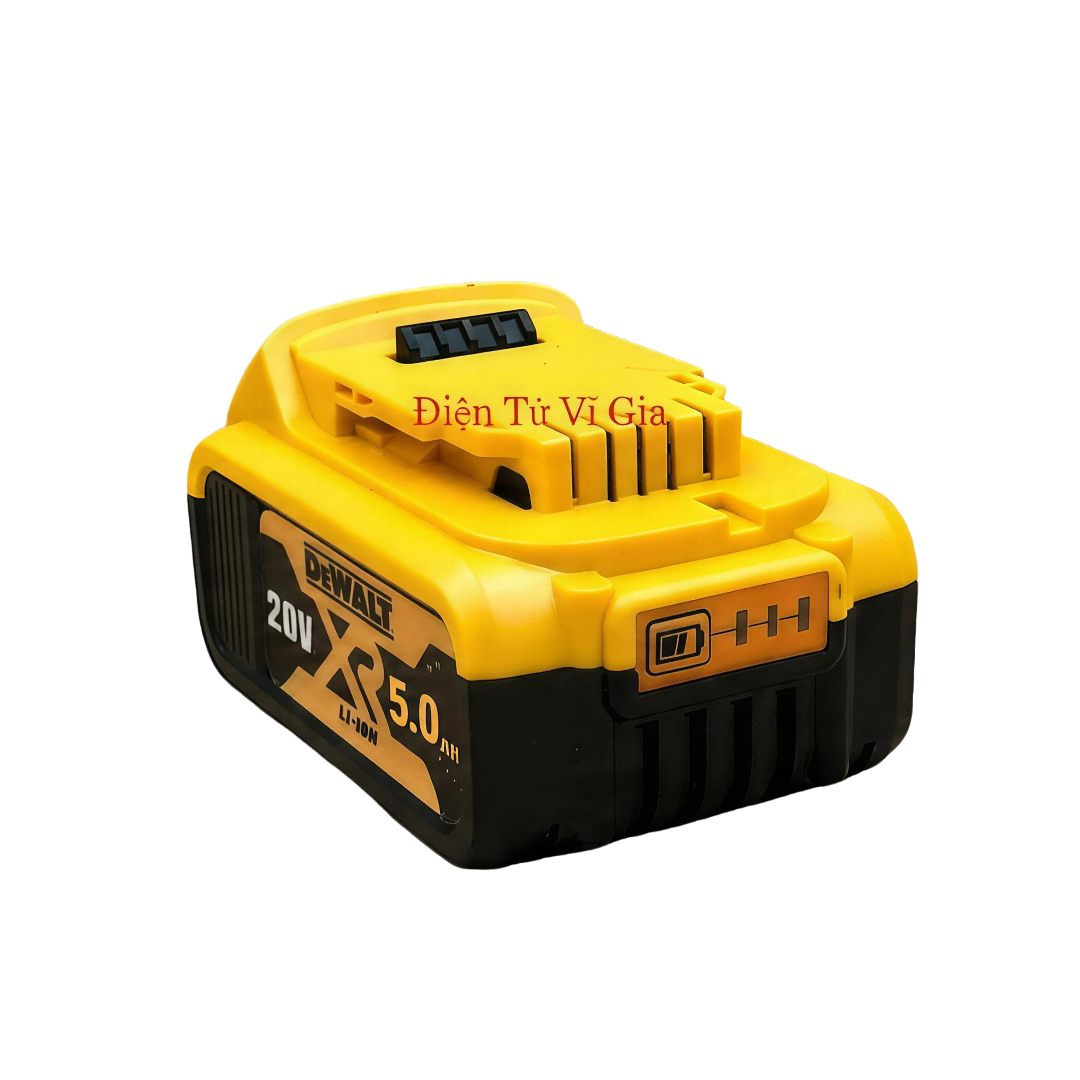 Pin Đóng DeWalt 20V 5Ah Nhận Sạc Zin Chính Hãng - Pin Máy Khoan DeWalt 18V Dòng Xả Cao 50A - Vĩ Gia Shop