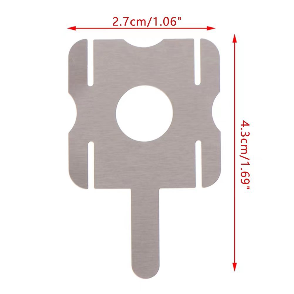 500g Kẽm Vuông 2P Hàn Cell Pin 18650 Dày 0.2mm Rộng 27mm Mạ Niken Mã ZY-L-016 - Vĩ Gia Shop