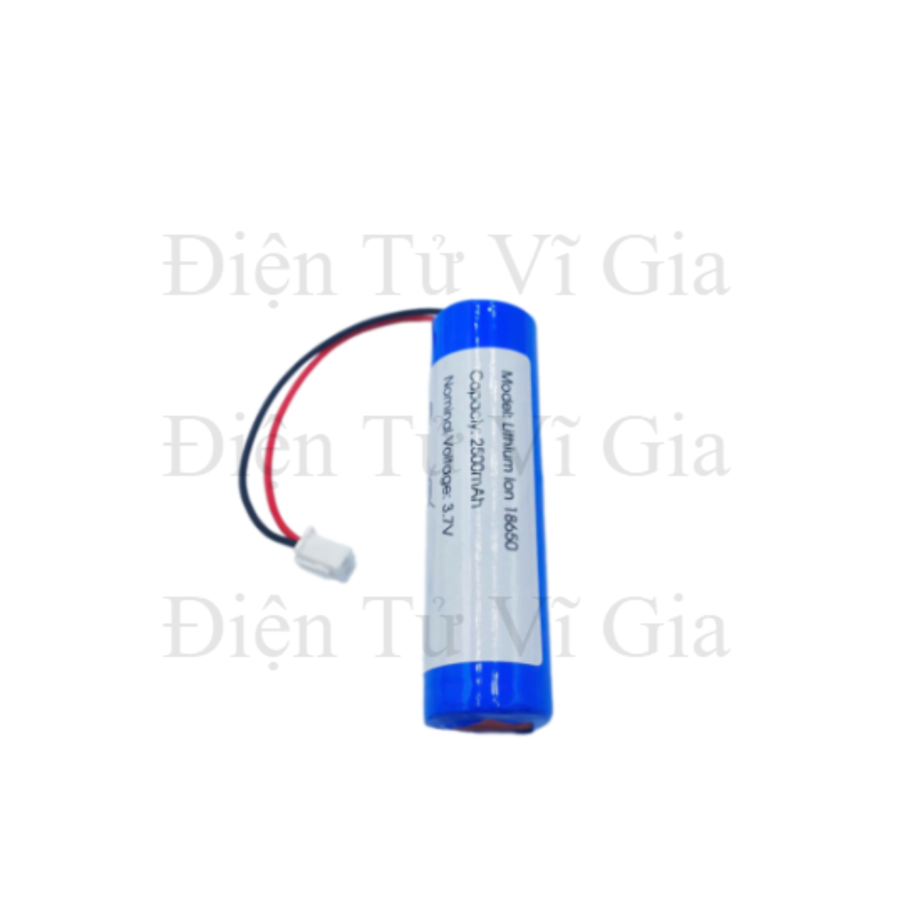Pin sạc 3.7V Dung lượng 2500mAh - Jack nối XH 2.54mm 2P