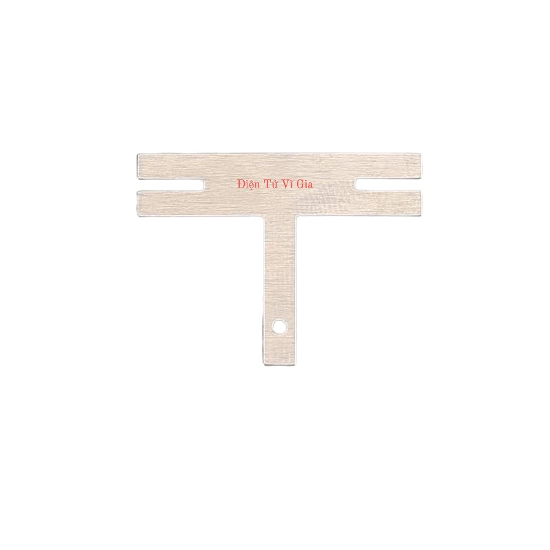 500g Kẽm Hình Chữ T Hàn Cell Pin 18650 Dày 0.18mm Mã ZY-L-008 Mạ Niken Cao Cấp Chịu Tải Lớn - Vĩ Gia Shop