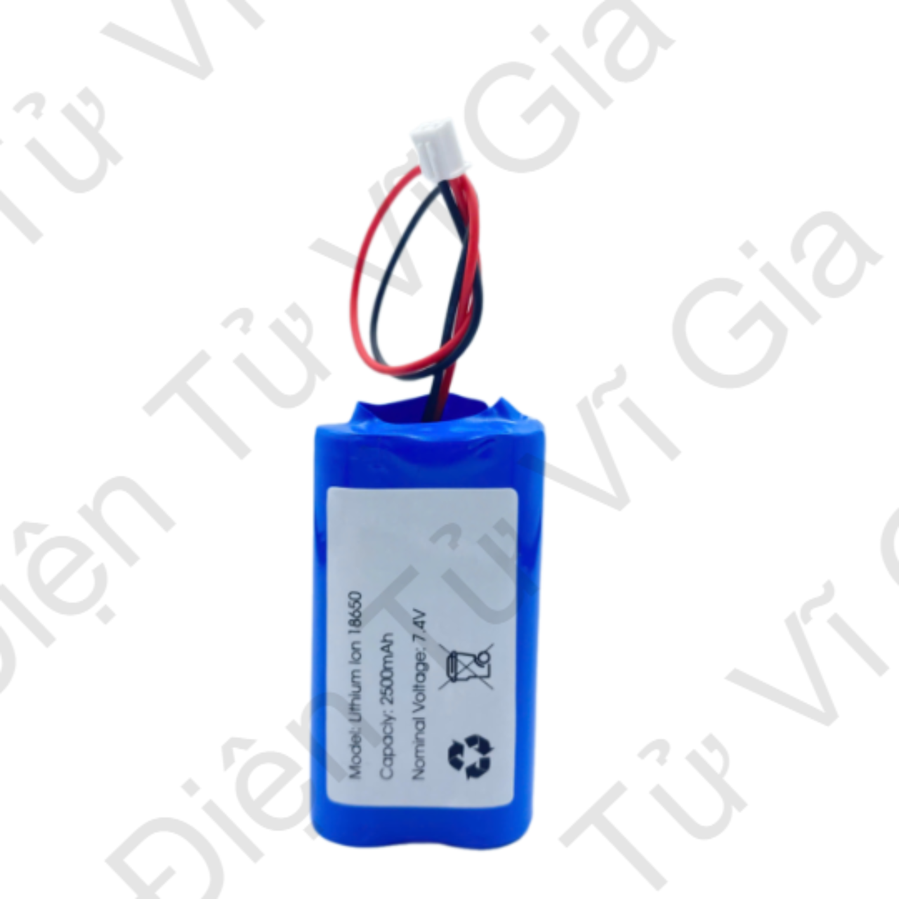 Pin sạc 7.4V 2500mAh 2S 10A Jack XH 2.54mm Cao Cấp - Vĩ Gia Shop