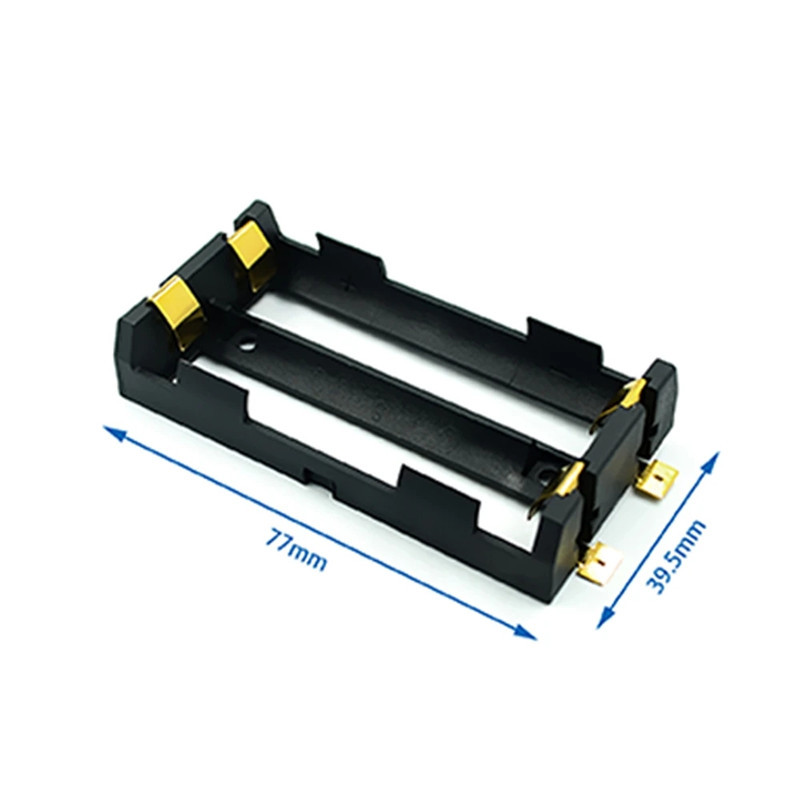 Đế Khay Pin 18650 Chân Đồng Hàn Dán Bề Mặt SMD SMT Loại 1 Cell / 2 Cell / 3 Cell / 4 Cell Nhựa ABS Cao Cấp - Vĩ Gia Shop