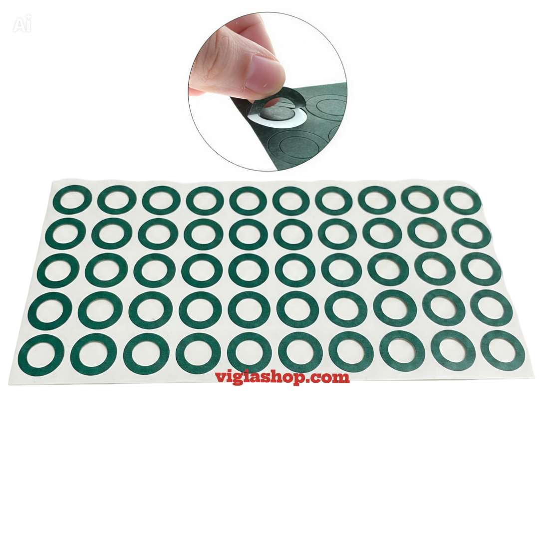Miếng Dán Bảo Vệ Cực Dương Pin 21700 Cách Điện Chống Chập Khối Pin (1 Tờ 50 Miếng) - Vĩ Gia Shop