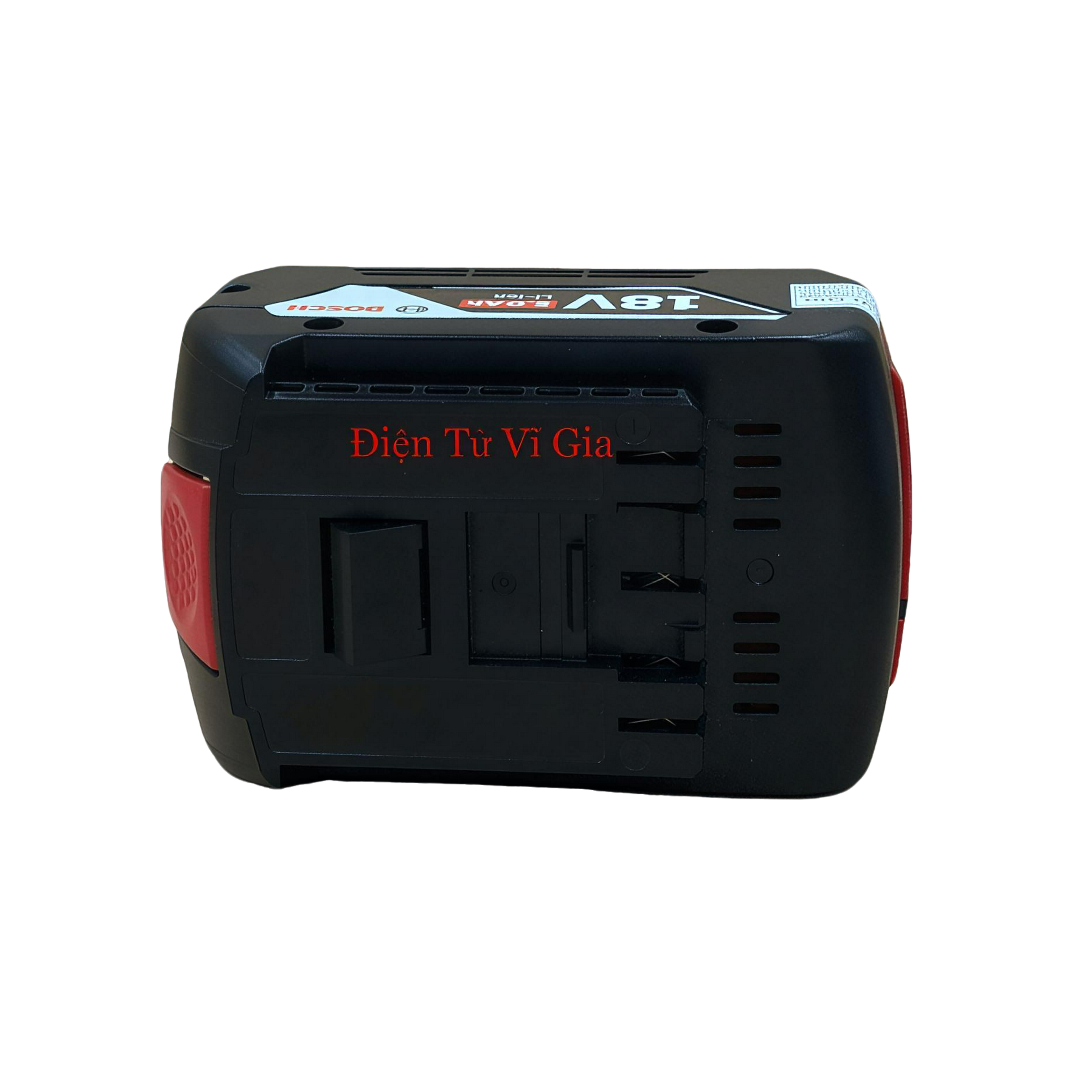Pin Đóng Bosch 18V Dung Lượng Cao Nhận Sạc Zin - Khối Pin Máy Khoan Bosch 21V Dòng Xả Cao 50A Có Led Báo Pin 4 Mức