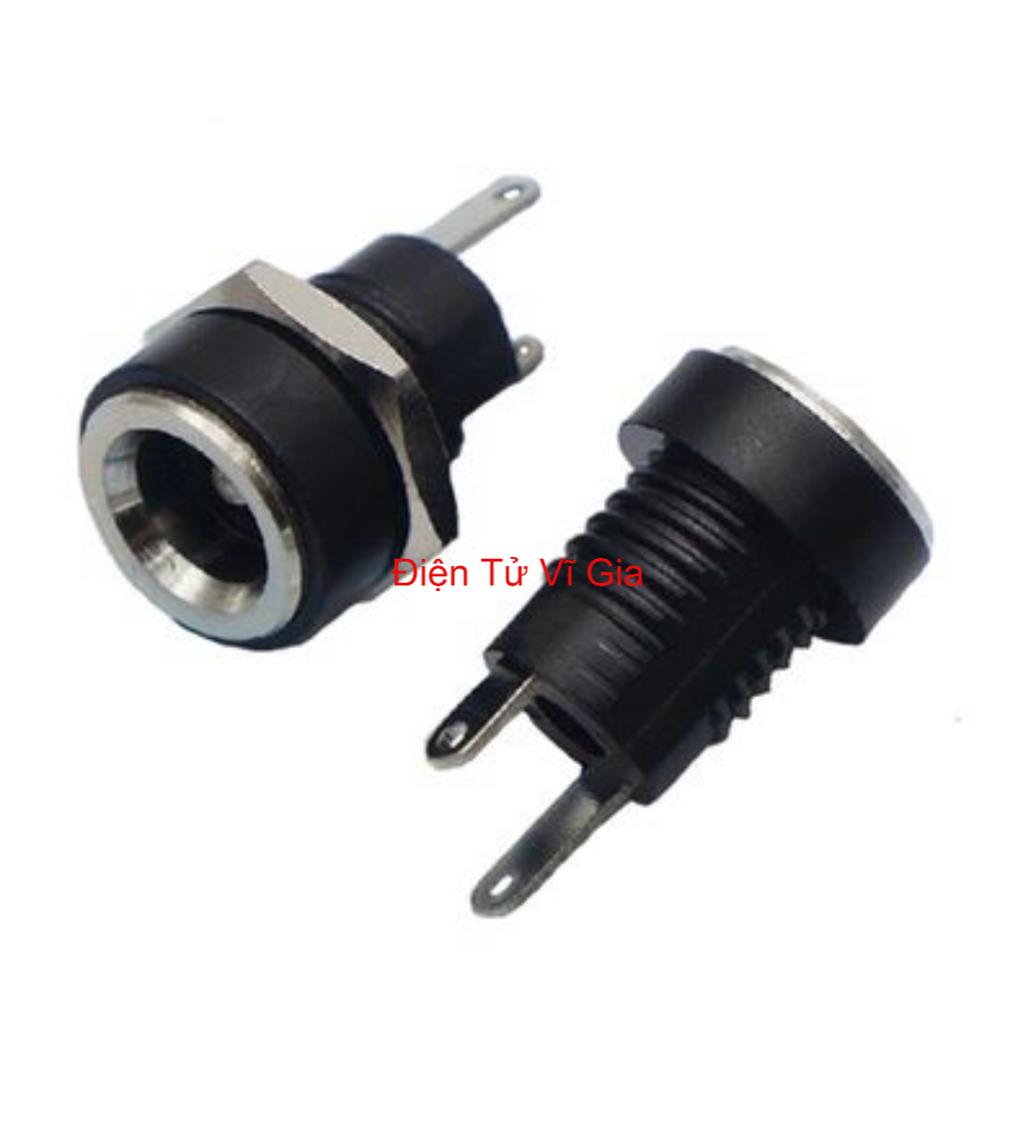 Jack Cái DC-022B Chuẩn 5.5mm x 2.1mm Kèm Đai Ốc Cao Cấp - Vĩ Gia Shop