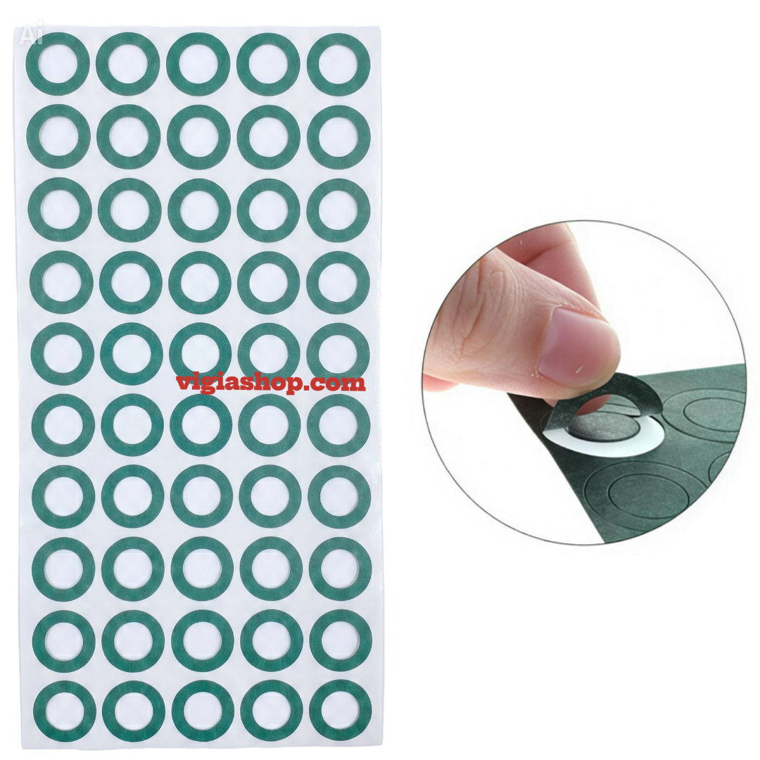 Miếng Dán Bảo Vệ Cực Dương Pin 21700 Cách Điện Chống Chập Khối Pin (1 Tờ 50 Miếng) - Vĩ Gia Shop
