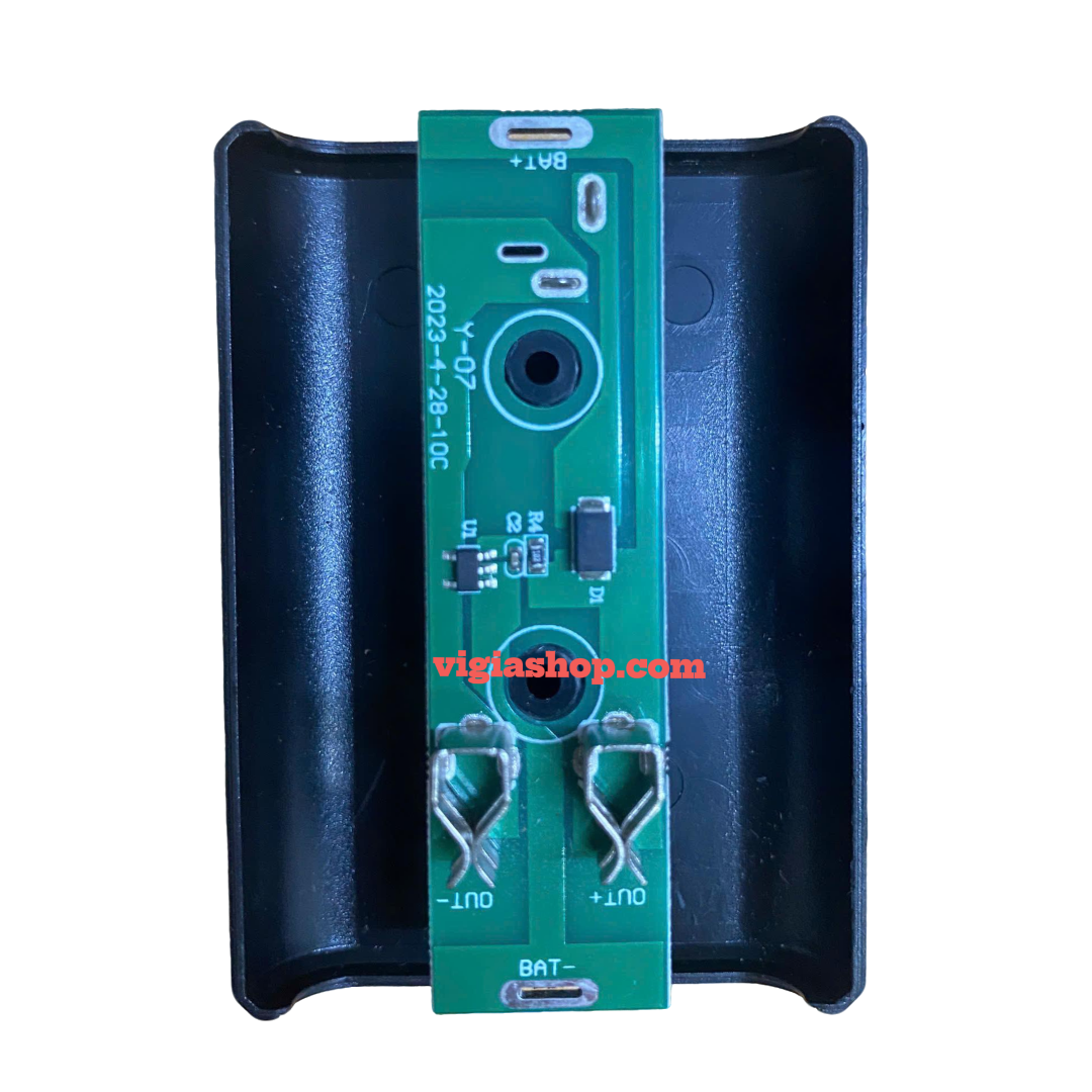 Bộ Vỏ Mạch Pin Máy Bắn Cốt Máy Cân Bằng Laser 2 Cell 18650 - Vĩ Gia Shop