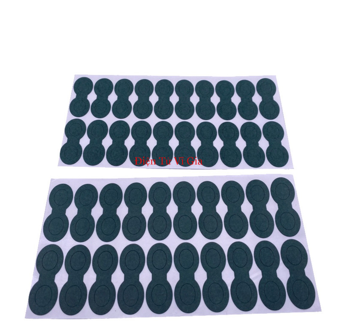 Miếng Dán Cực Dương Đôi Pin 18650 Chống Chập Cháy Tờ 30 Đầu - VĨ GIA SHOP