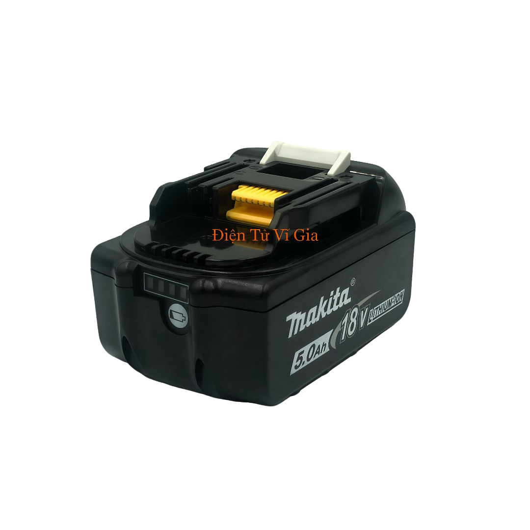 Pin Makita 18V 5Ah Nhận Sạc Zin Chính Hãng - Pin Đóng Dòng Xả Cao 50A Mạch To