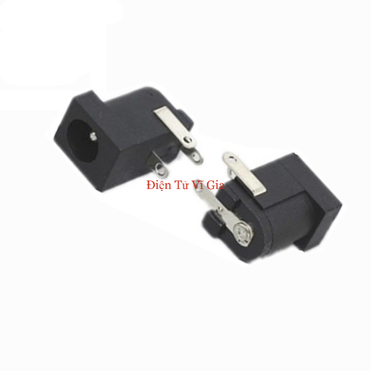 Jack Nguồn DC-005 Kích Thước 5.5mm x 2.1mm Đầu Cái 3 Chân Hàn Mạch - Vĩ Gia Shop