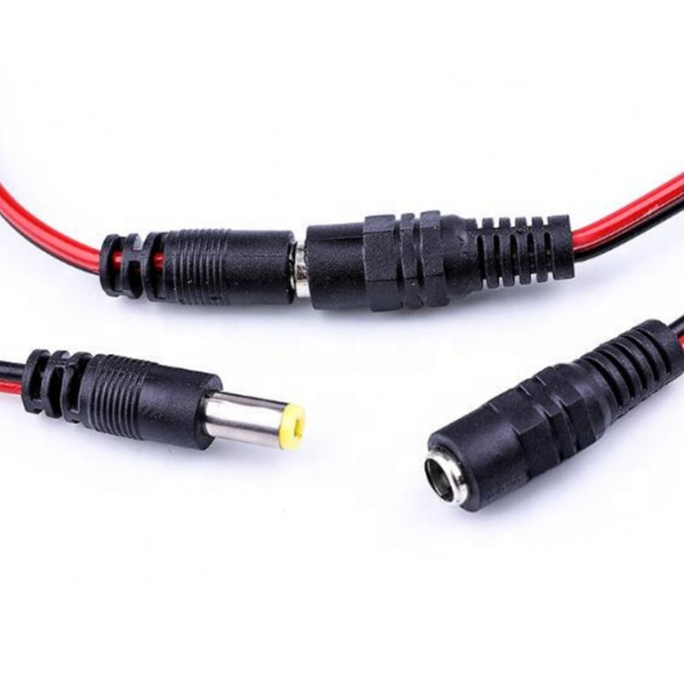 Jack Nối DC Cặp Đực - Cái 5.5mm x 2.1mm Dây Dài 20cm - Vĩ Gia Shop