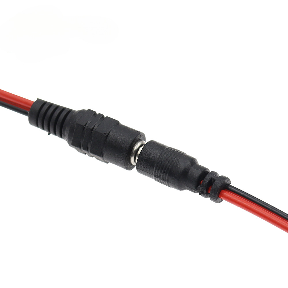 Jack Nối DC Cặp Đực - Cái 5.5mm x 2.1mm Dây Dài 20cm - Vĩ Gia Shop
