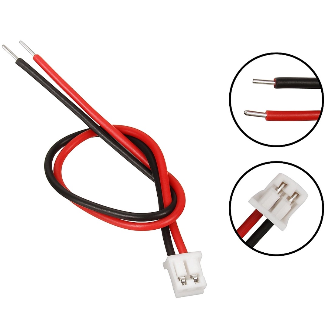 Jack Nối PH 2.0mm 2P Kèm Dây Đơn 20cm 26AWG - Vĩ Gia Shop