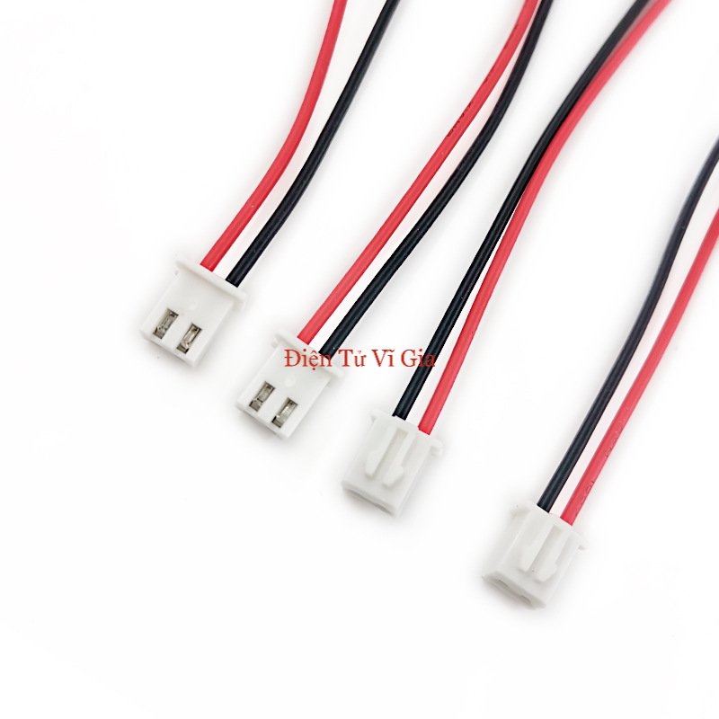 Jack Nối XH 2.54mm 2P Kèm Dây 22AWG (15cm / 30cm) - Vĩ Gia Shop